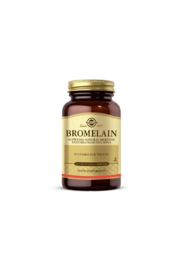 Solgar Bromelain 150 mg 60 Kapsül