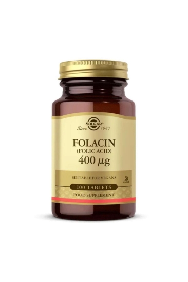 Solgar Folic Acid 400 mcg 100 Tablet