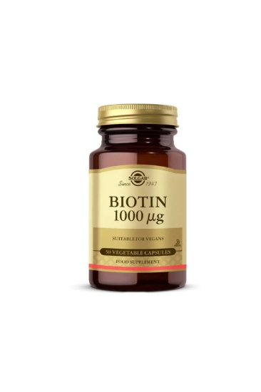 Solgar Biotin 1000 mcg 50 Kapsül