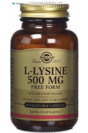 Solgar L-Lysine 500 mg 50 Kapsül