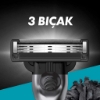 Gillette Mach 3 Charcoal Tıraş Makinesi + 2 Yeded Tıraş Bıçağı