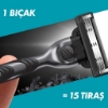 Gillette Mach 3 Charcoal Tıraş Makinesi + 2 Yeded Tıraş Bıçağı