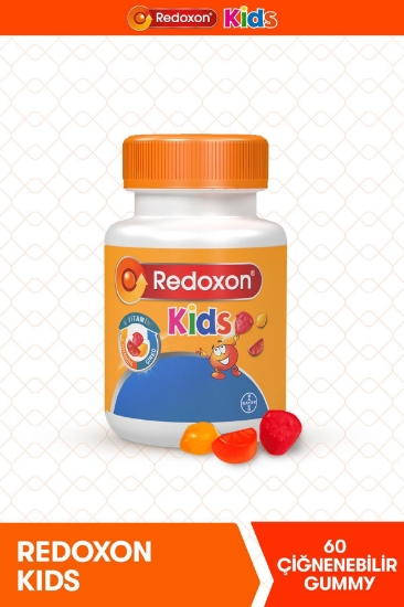 Redoxon Kids 60 Çiğnenebilir Gummy I Çocuklar için C Vitamini, D 