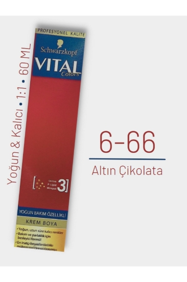 Schwarzkopf Saç Boyası No 6.66 - Altın Çikolata 60ml