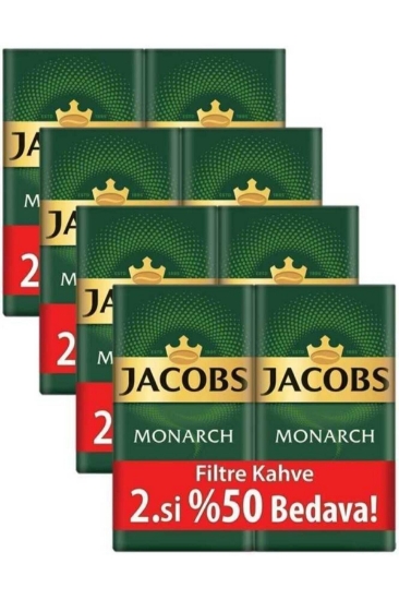 Monarch Filtre Kahve 2 X 500 gr  4'lü Set 4 kg