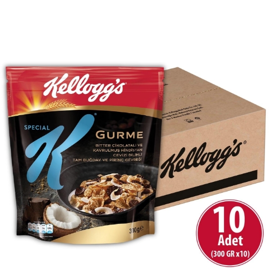 Kellogg's Special K Bitter Çikolatalı&Hindistan Cevizi Dilimli 300 gr x 10 Adet