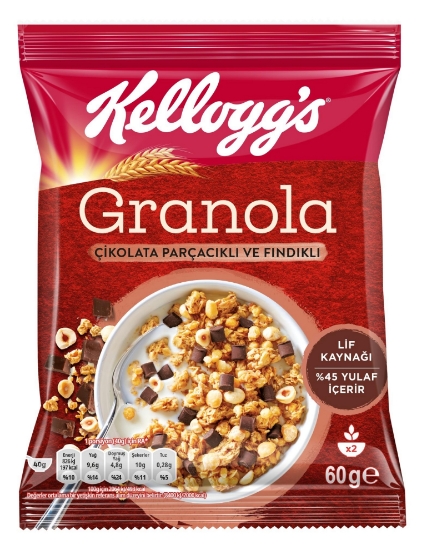 KELLOGGS GRANOLA ÇİK.&FIN.60Gx10 