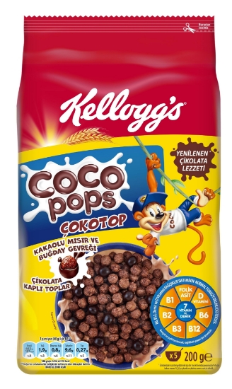 Kellogg's Coco Pops Çokotop Çikolatalı Buğday ve Mısır Gevreği 20