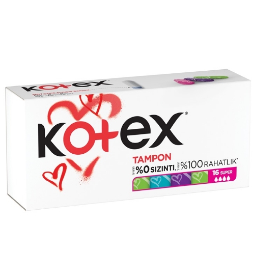 Kotex Tampon Süper 16'lı