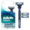 Gillette Mach 3 Start Tıraş Makinesi + 3 Yedek Bıçak Bluestar