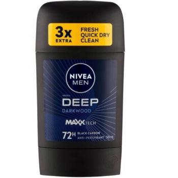 Nivea Stick 50 Ml Erkek - Deep Dimension Odunsu Koku