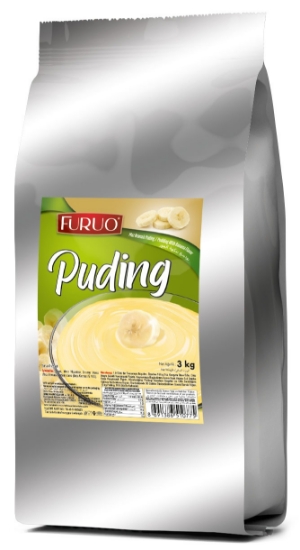 Furuo Muz Aromalı Puding 3 Kg