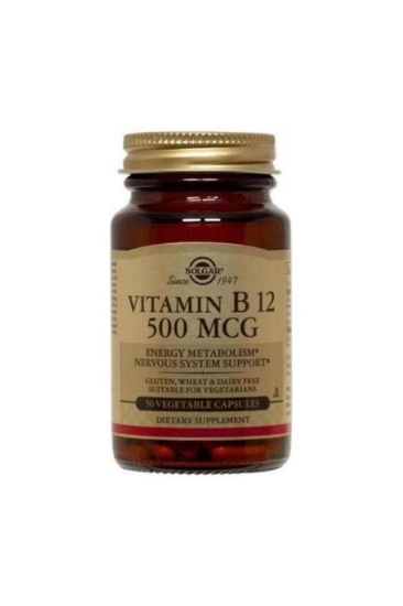 Solgar Vitamin B12 500 mcg 50 Vegetable Kapsül