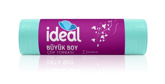 İdeal Çöp Torbası Büyük Boy 7'li