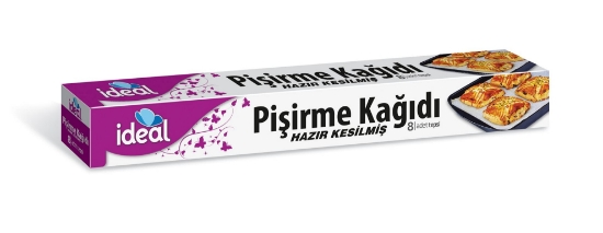 İdeal Pişirme Kağıdı Hazır Kesilmiş 16'lı