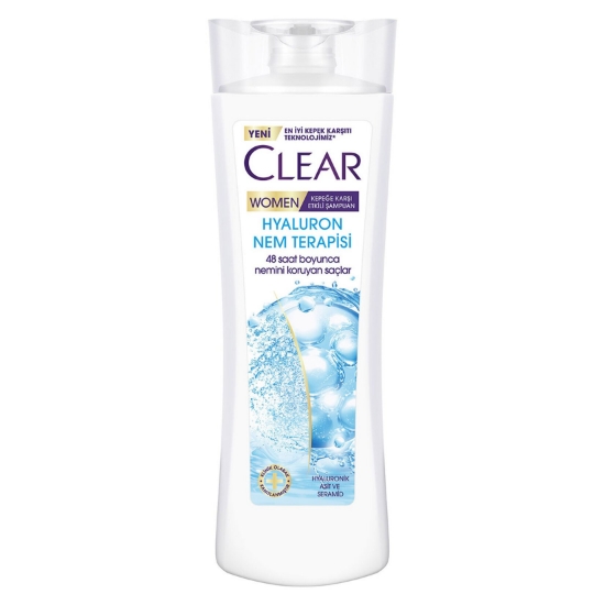 Clear Şampuan 350 ml Women Hylaluron Nem Terapisi