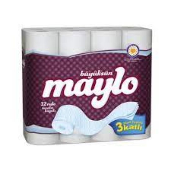 Maylo 3 Katlı Tuvalet Kağıdı 32'li