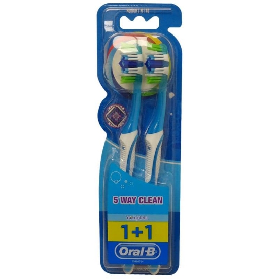 Oral-B Complete 5 yönlü Temizlik Diş Fırçası Orta 1+1