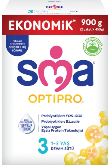 Sma 3 Optipro Probiyotik  Bebek Devam Sütü 1-3 Yaş 900 gr