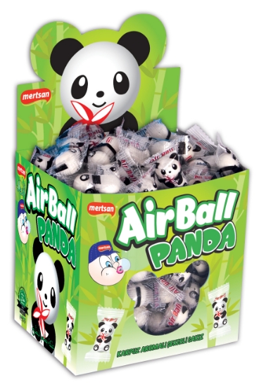 Airball Panda Şekerli Top Sakız 200'lü Paket