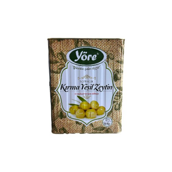 Yöre Gemlik Köy Kırması Yeşil Zeytin 10Kg(321-350) -Özel