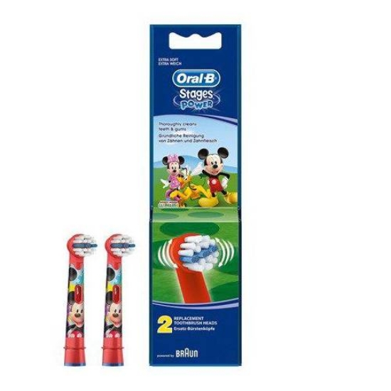 Oral-B  MİCKY MOUSE  Profesyonel Diş Fırçası Yedeği 2'li