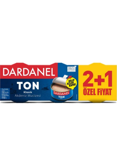 Dardanel Klasik Ton Balığı 3x140 gr