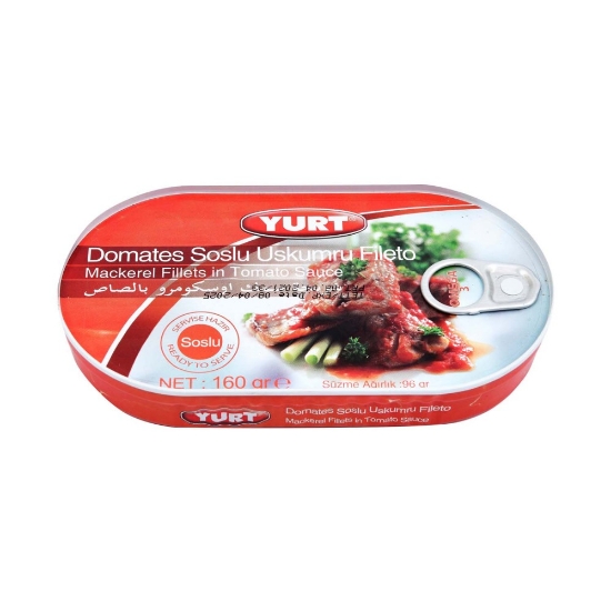 Yurt Soslu Uskumru Fileto 160 gr