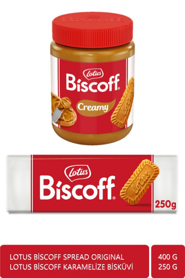 LOTUS BISCOFF 250GR.  + LOTUS BISCOFF SPREAD ORIGINAL 400 GR