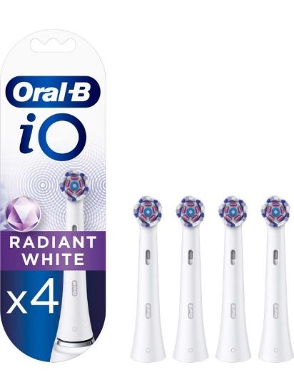 Oral-B İO RAD.WHİTE Profesyonel Diş Fırçası Yedek Başlık 4LÜ