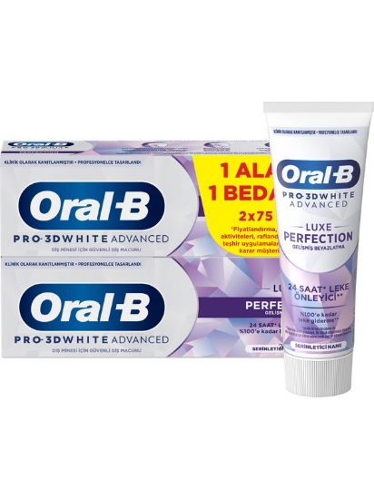 Oral-B PRO-3D WHİTE Diş Macunu 2X75ML