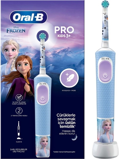 Oral-B D103 VİT PRO FROZEN KUTULU Şarjlı Diş Fırçası