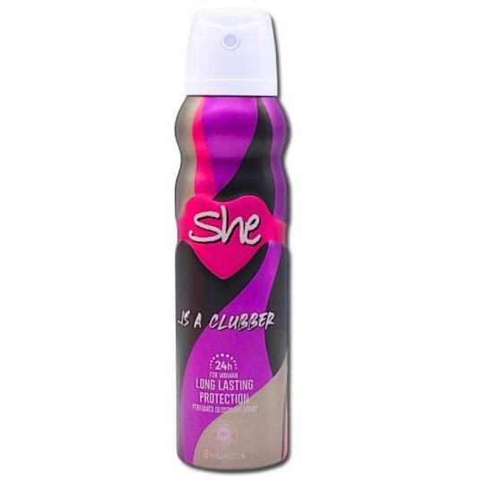 She Deodorant 150 Ml …Is Clubber