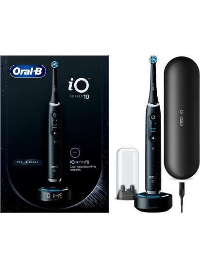 Oral-B İO10 SERİES SİYAH Şarjlı Diş Fırçası