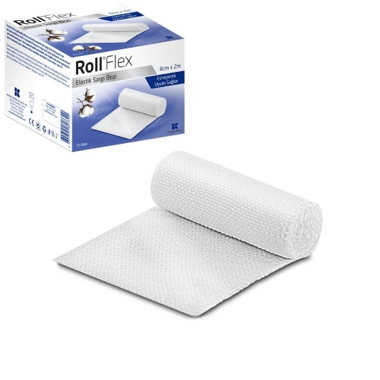 Roll Flex 8 Cm 2 M Elastik Sargı Bezi