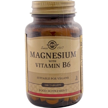 Solgar Magnesium with Vitamin B6 100 Tablet