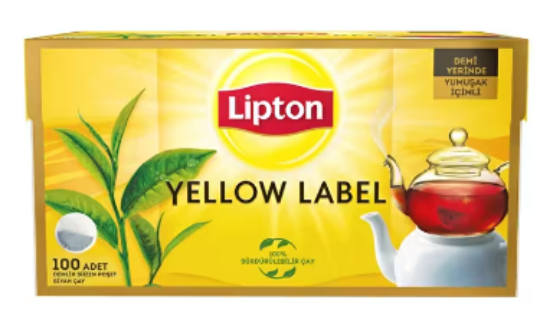 Lipton Demlik Poşet Çay Yellow Label 100'Lü 320 gr