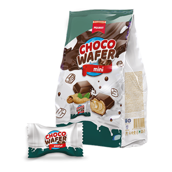 Choco Wafer Mini Fıstıklı 800gr