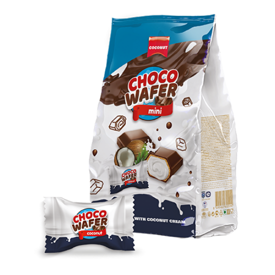 Choco Wafer Mini Coconut 800gr