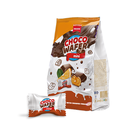 Choco Wafer Mini Portakallı  800gr