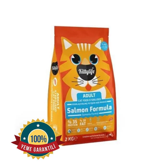 KİTTYLİFE SOMONLU KISIR KEDİ MAMASI 2 KG