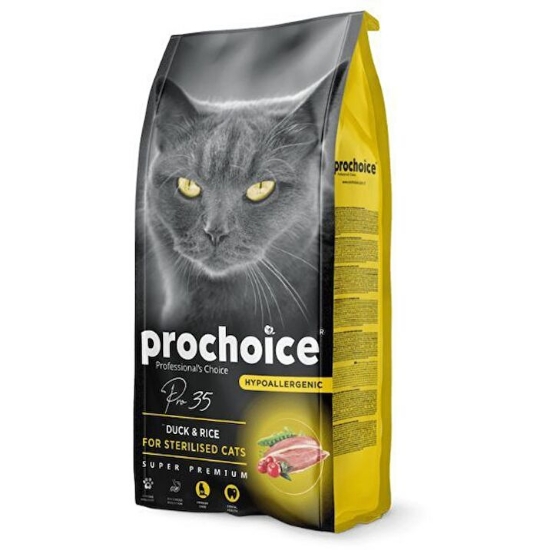 PROCHOİCE ÖRDEKLİ  VE PİRİNÇLİ YETİŞKİN KISIR KEDİ MAMASI 2 KG