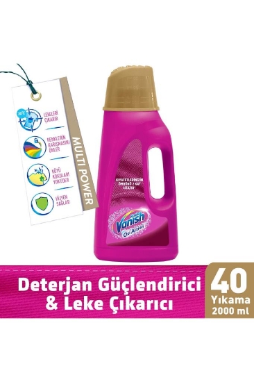 Vanish Kosla Multipower Renkliler Için 2000 ml Sıvı Leke Çıkarıcı