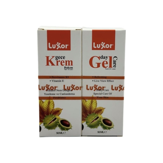 Luxor Gece Bakım Kremi 50 ml + Gündüz Bakım Jel 50 ml