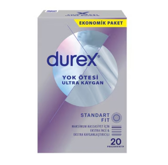 Durex Yok Ötesi Ultra Kaygan Prezervatif 20'li