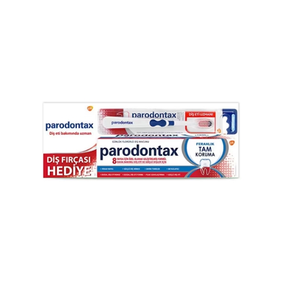 PARODONTAX Tam Koruma Diş Macunu 50 ml + Diş Fırçası