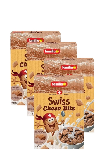 FAMILIA SWISS CHOCO-BITS 375 GR X 4 ADET