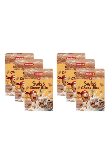 FAMILIA SWISS CHOCO-BITS 375 GR X 6 ADET