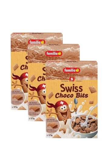 FAMILIA SWISS CHOCO-BITS 375 GR X 3 ADET