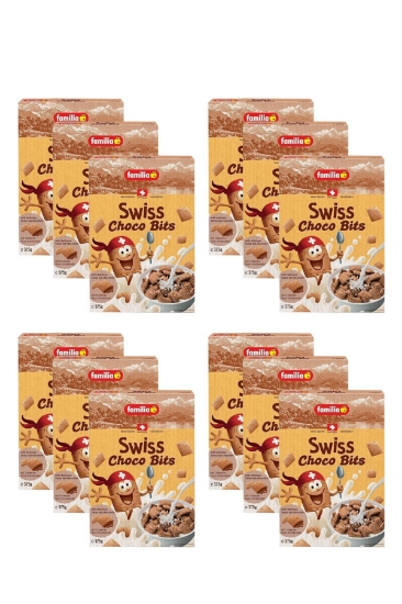 FAMILIA SWISS CHOCO-BITS 375 GR X 12 ADET